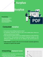 Consumer Surplus & Producer Surplus