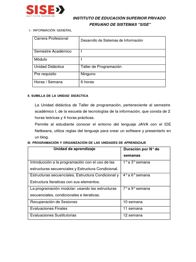 Taller de Programación en Java NetBeans | PDF | Java (lenguaje de ...