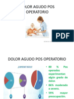 DOLOR AGUDO POS OPERATORIOdr Lopz