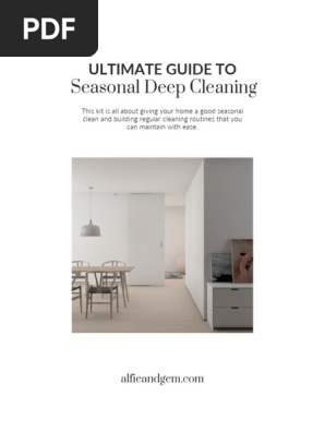  Seasonal Deep Cleaning E-Guide