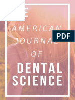 The American Journal of Dental Science Vol