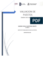 Valuacion de Puestos - Quintana Zarate