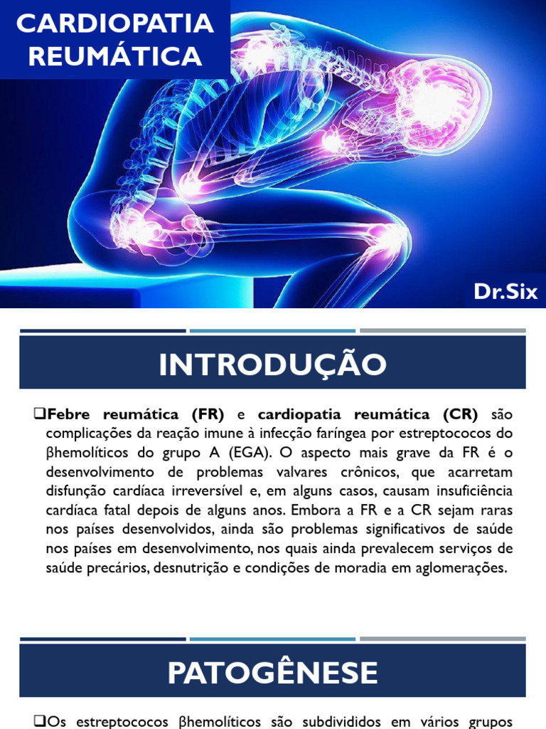 Cardiopatia Reumática PDF Gota Artrite