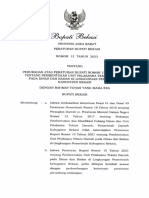 Perubahan Atas Peraturan Bupati Tentang Pembentukan Unit Pelaksana Teknis Daerah Pada Dinas Dan Badan Di Lingkungan Pemerintah Kabupaten Bekasi