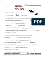 Atg Worksheet Specialpluralnouns