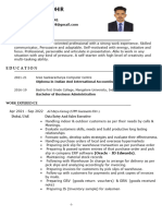 Nadhir CV PDF Format