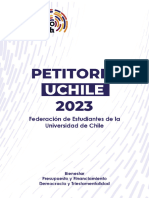 Petitorio Uchile FECH 2023
