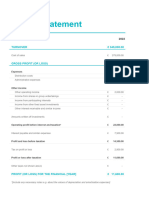 Income Statement Template