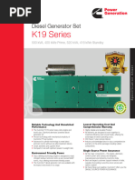 K19-500 kVA, 400 Kwe