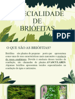 Especialidade de Briófitas