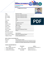 RV Curriculum Vitae