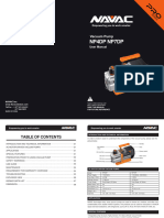 NP7DP AC Vacuum Pump User Manual