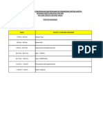 Tentatif Program Latihan