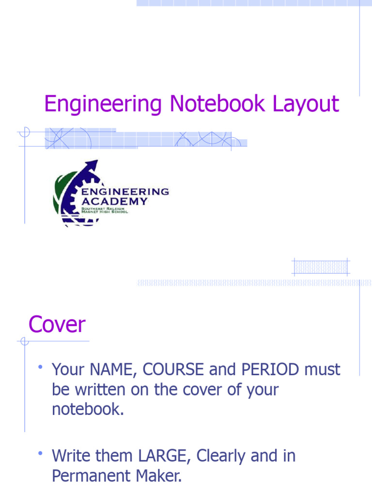 Engineering Notebook Format Guide | PDF
