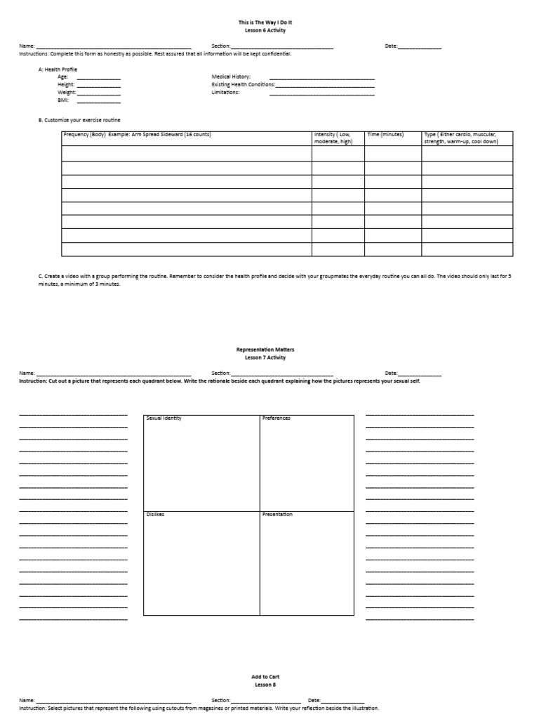 Module 2 Activity Formats Pdf Aerobic Exercise