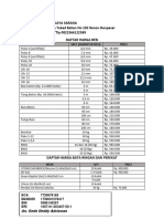 Price List of Construction Materials