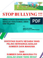 Stop Bullying Di Sekolah
