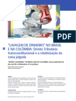 Lavagem de Dinheiro No Brasil e Na Colombia