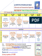 Schedule of STC - VLSI - Design