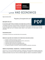 Programa y Cronograma-Law and Economics (B) - LCCECO 202302