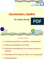 Clase 2 - Espontaneidad y Equilibrio