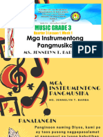 Q3 Music 3 Mga Instrumentong Pangmusika