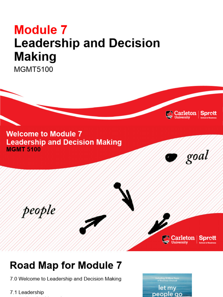 Week 7 - Module 7.1 Leadership | PDF | Leadership | Empowerment