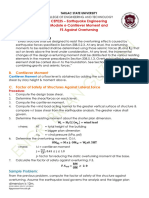 Cepe2s Module 6-Cantilever Moment and Fs Against Overturning