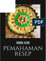 Modul Ajar Pemahaman Resep