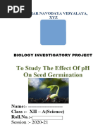 Seed Germination Experiment Report | PDF | Seedling | Seed