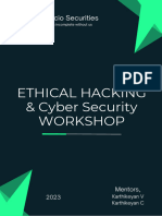 Cyber Security Ethical Hacking Workshop Manual