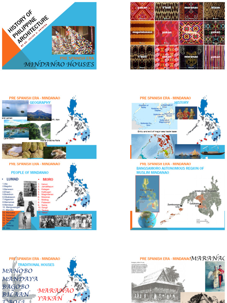 Pre-Spanish Mindanao Architecture History | PDF | Mindanao | Ethnicity