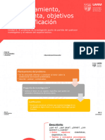 5 Planteamiento Del Problema y Formulación de La Pregunta, Objetivos y Justificación de La Investigación.