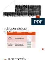 Solución de Modelo Matematico