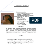 Curriculum Vitae DAMARIS