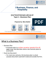 CHAPTER 3 Business Plan