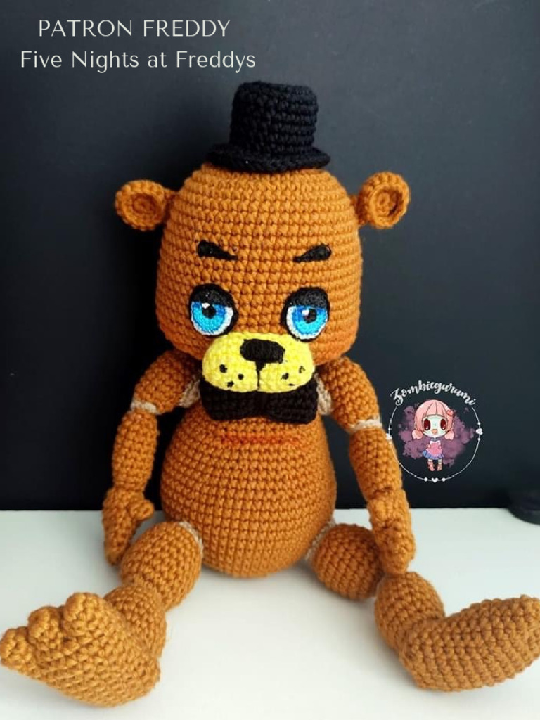 Freddy Fazbear Amigurumi Pattern | PDF | Cooking, Food & Wine ...