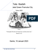 Tata Ibadah Natal Green Pramuka City 2022