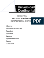 Mercadotecnia Pa2 2022-20 Wilmer Escobar Rojas