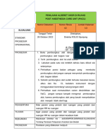 Sop Penilaian Aldrette Skor Di Ruang Recovery Room