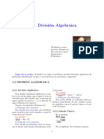 s010 - Teoría y Práctica. División Algebraica (2)