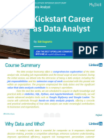 Kickstart Career As Data Analyst