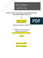 Research Proposal Template - 1