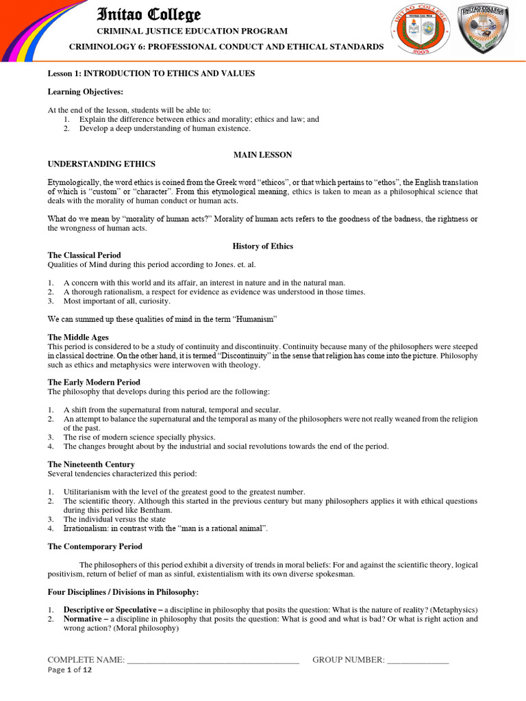Crim 6 prelim term pdf detention imprisonment morality