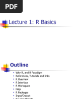 A Concise Tutorial On R