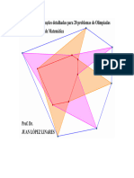 Triangulação de Delaunay restrita. As linhas coloridas representam