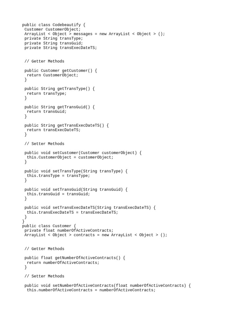 Json To Java Converter PDF