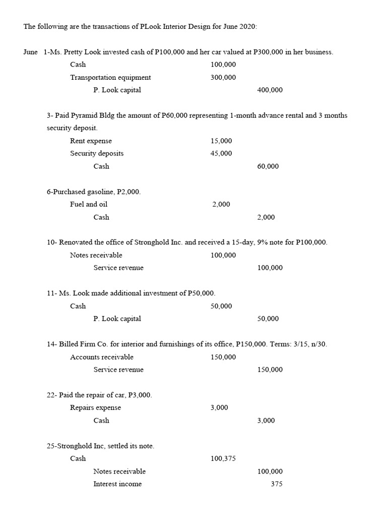 1 month transaction pdf expense revenue
