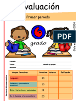 ?6° Examen 1er Trimestre Pizarra Creativa