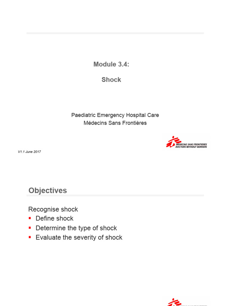 3.4 Shock | PDF | Shock (Circulatory) | Heart